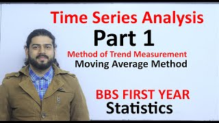 Time Series Analysis Part 1 Moving Average Method BBS First Year Statistics TU Solution in Nepali Net Worth