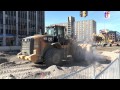 CATERPILLAR 962K On The M-1 Rail Project, Detroit, MI, USA, 10/23/2014.