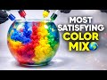 MOST SATISFYING COLOR MIX 🌍| World Flags Ink Mixing in Water (So Relaxing!) #experiment #colormixing