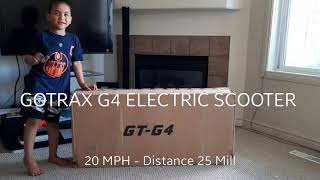GOTRAX G4 ELECTRIC SCOOTER ASSEMBLY