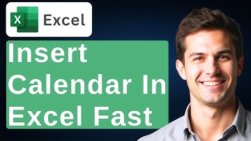 How To Insert A Calendar In Excel (The Simplest Way) [2025 Guide]