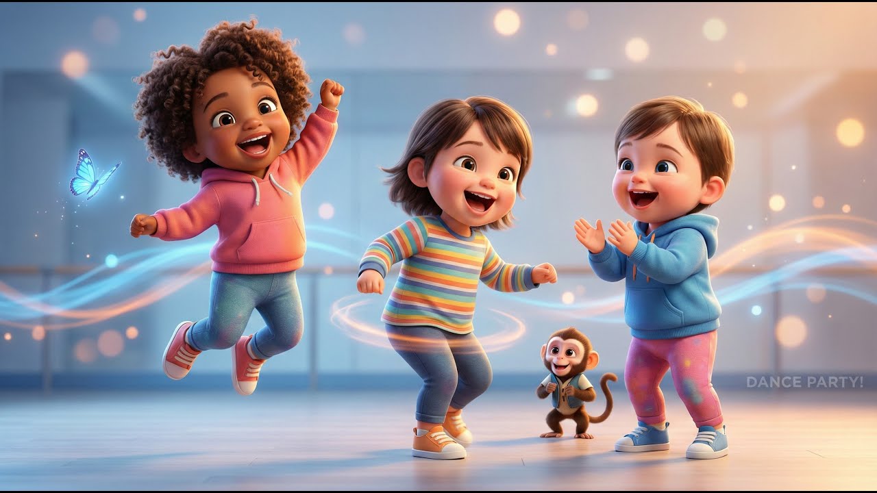 Jump Jump Freeze 🕺 | Move & Groove Dance Song | Kids Action Rhymes | SKM Kids TV