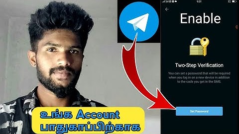 How To Enable Two Step Verification On Telegram | Telegram Safety Setting | TAMIL REK