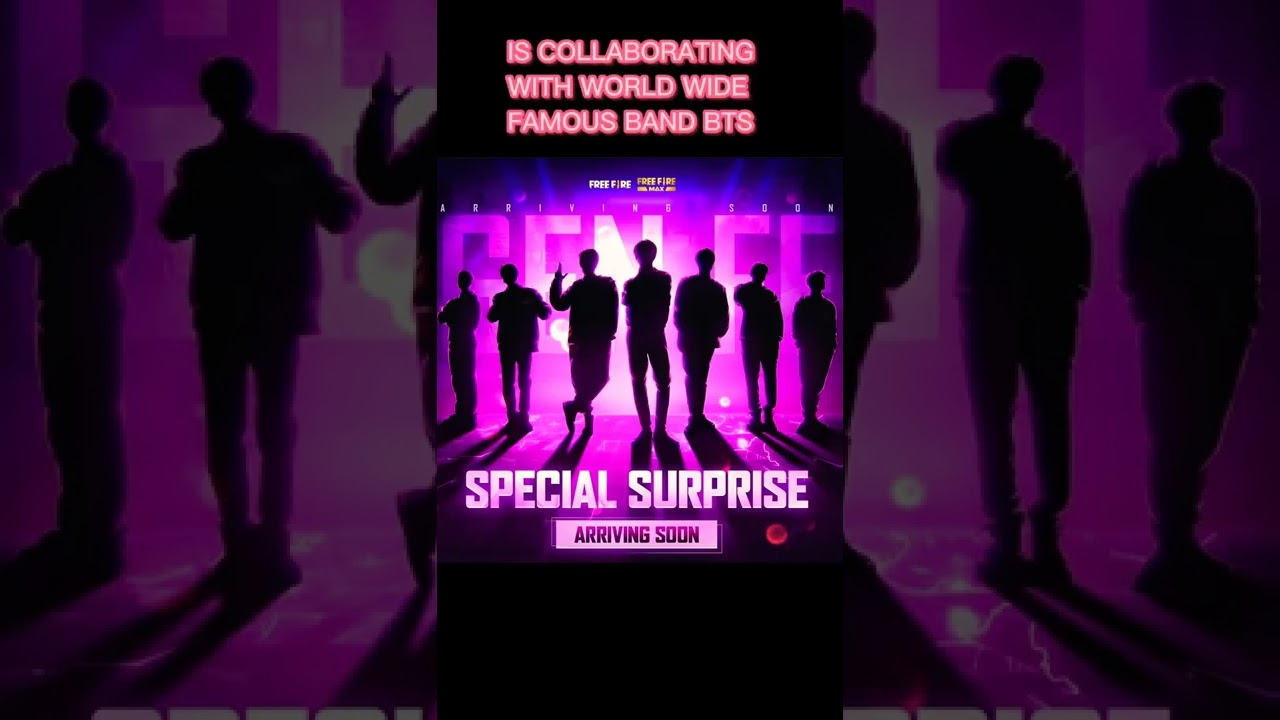 BTS collaboration with FREE FIRE 💯 real Collab 