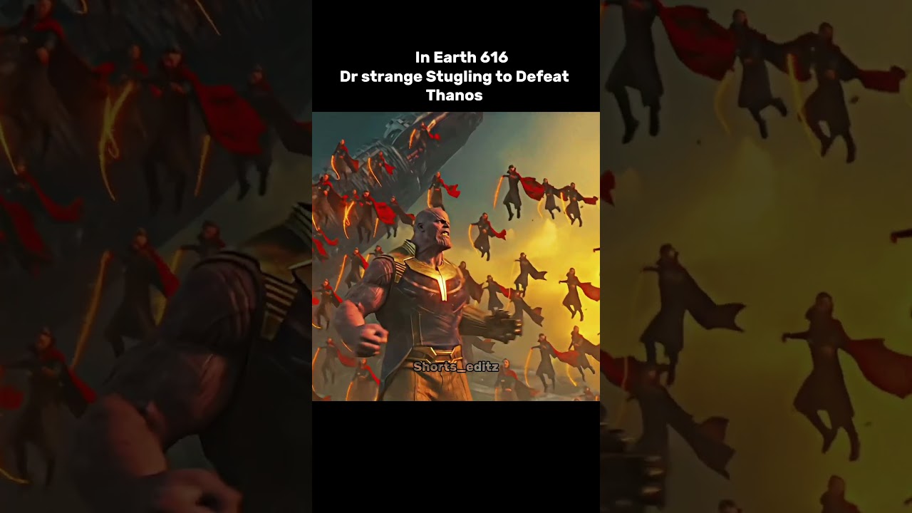 STRANGE DEFEAT THANOS IN EARTH 838🗿