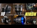 10 reasons why I shoot Nikon over Canon Sony  Fuji as a professional photographer D6 D5 D4 Z6ii Z7ii