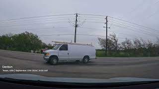 Early Morning Cloudy Day Drive To Denton, Texas, USA 4K | Driving Sounds for Sleep and Study
