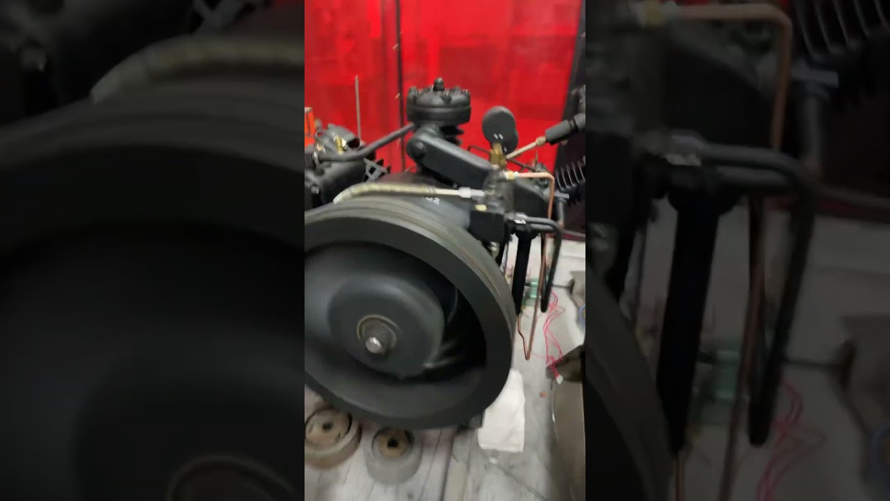 Performance test setup, pump output (CFM)