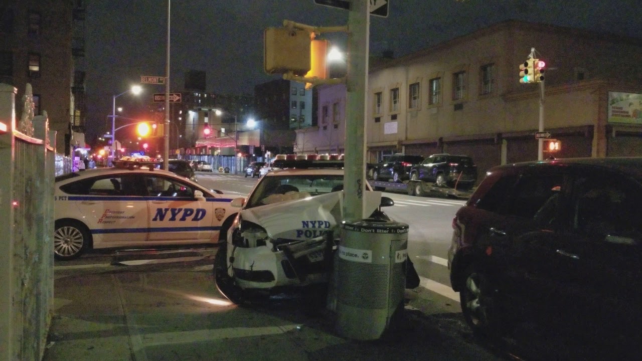 NYPD On Scene Of An RMP Accident In The Bronx, New York