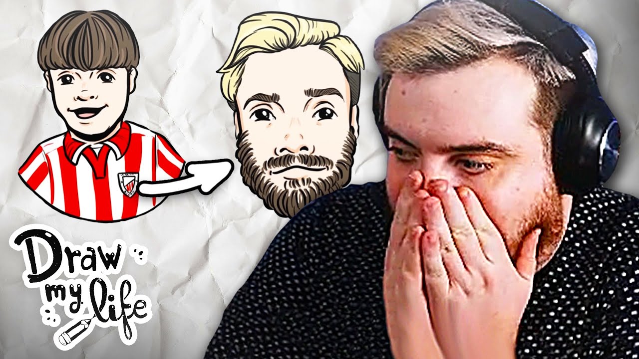 REACCIONANDO A MI *DRAW MY LIFE* - YouTube