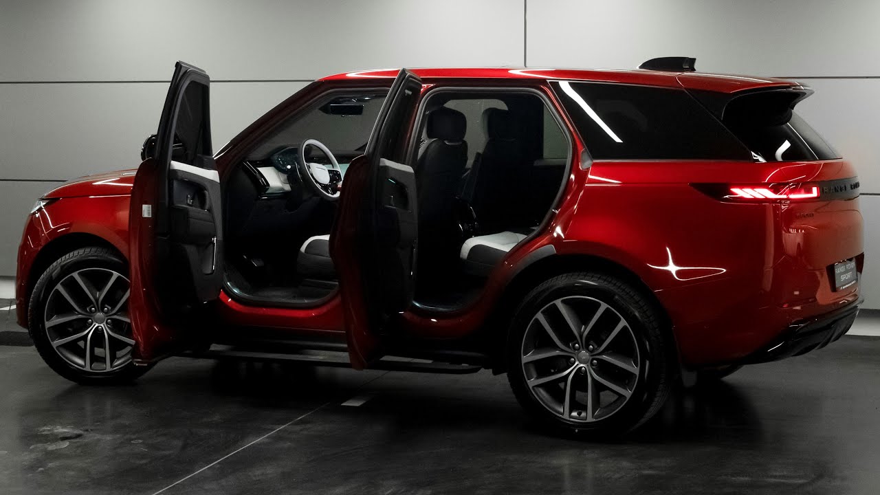 ⁣2024 Red Range Rover Sport - Wild Luxury SUV in Detail 4K