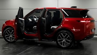 2024 Red Range Rover Sport  Wild Luxury SUV in Detail 4K