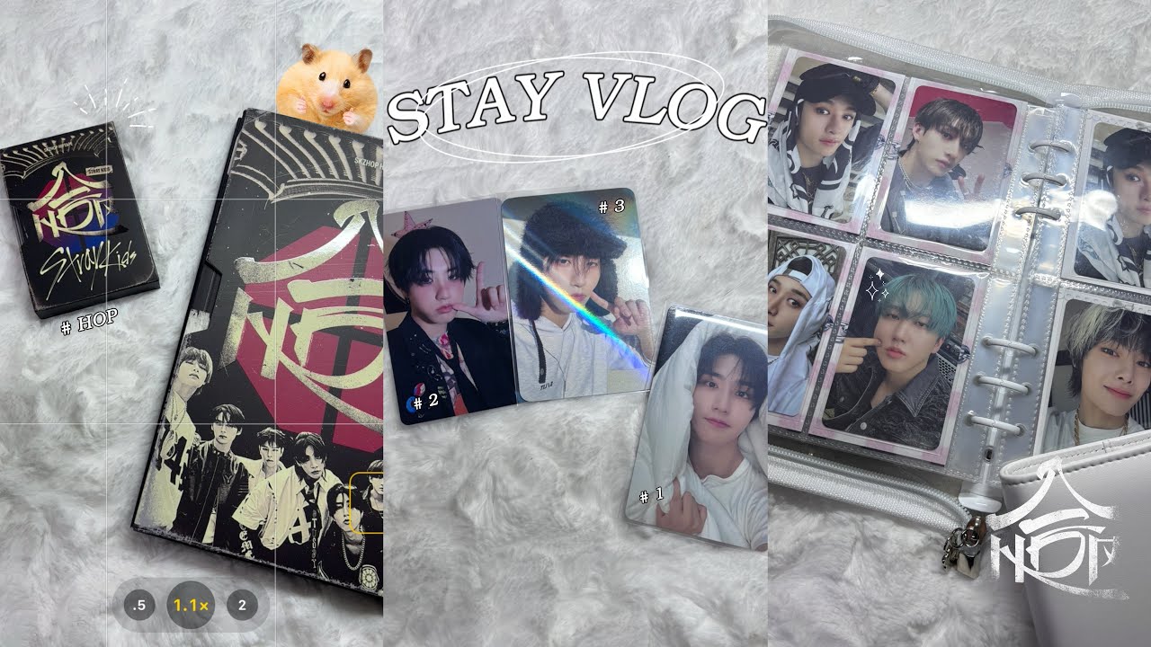 [STAY VLOG] ?! 한참지난 컴백 앨범깡을 이제야 올리는 사람 있다~? | 분철깡 • 앨범깡 • HOP • 合 • 스테이 브이로그