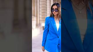 Blue suit oversized ? Fashion ideas #youtubeshorts #shortvideo #neehariaz