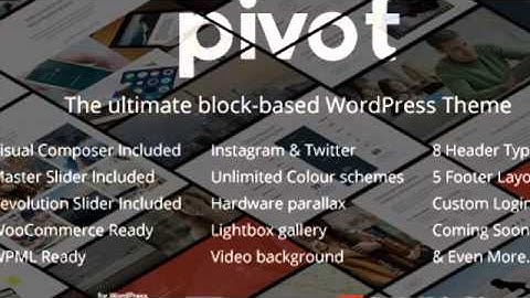 Pivot | Responsive Multipurpose WordPress Theme 6