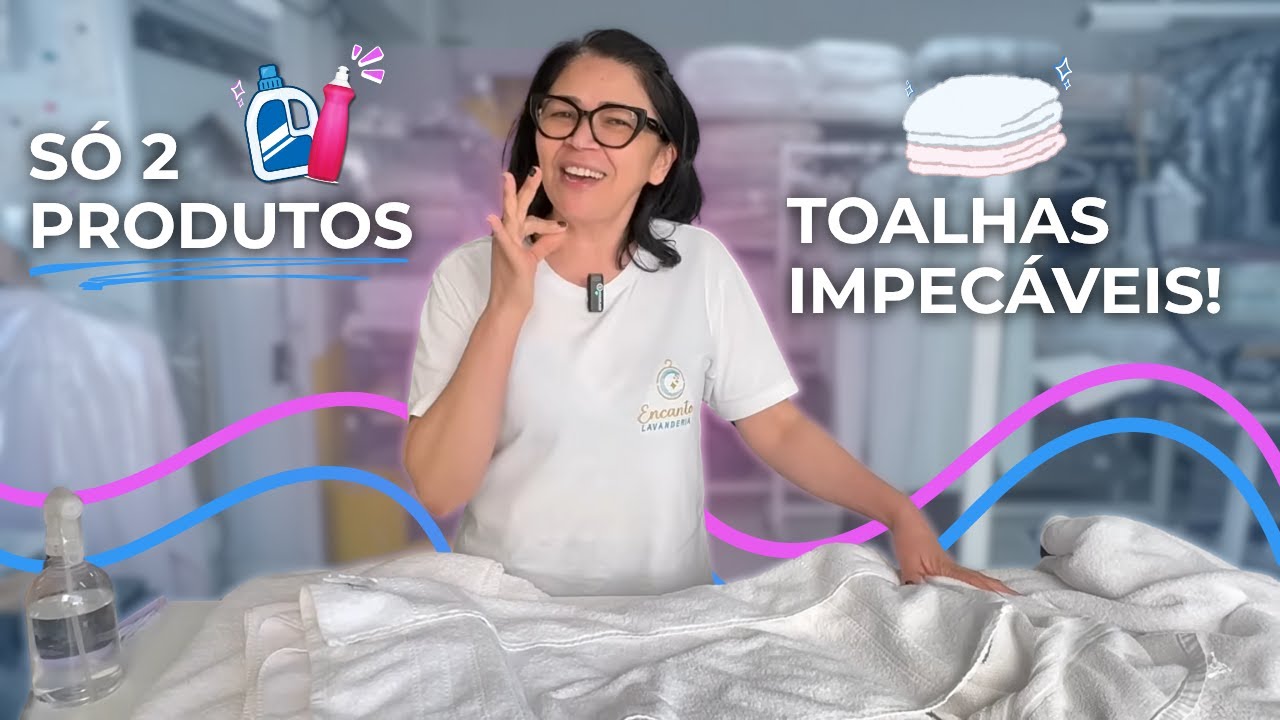 TOALHAS ENCARDIDAS NUNCA MAIS! | SAY GOODBYE TO YELLOWED TOWELS!