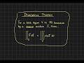 Divergence Theorem