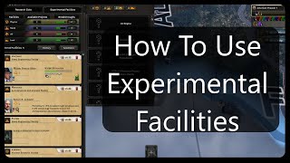 How To Use Experimental Facilities | Hoi4 Mini Tutorial