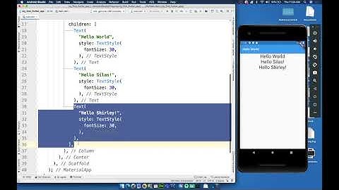 Building Cross-Platform Apps with Flutter | Rows and Columns | Pon Rahul | PATTARAI