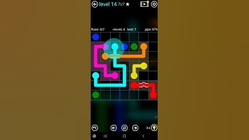 How To Solve Flow Free Bridges Blue Pack Level 14 7x7 Board Walk Through Solution Walkthrough