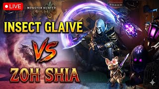 Monster Hunter Wilds Gameplay Insect glaive vs Zoh Shia