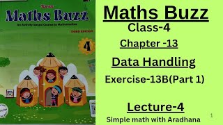 NEW MATHS BUZZ | CLASS 4 | CHAPTER 13 | DATA HANDLING | EXERCISE-13B | PART 1 | BAR GRAPH