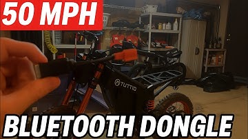 How to make your tuttio go 50 mph with the Bluetooth dongle!!