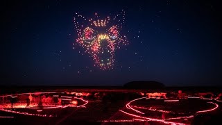World's Biggest Drone Show - Wintjri Wiru at Uluru, Australia