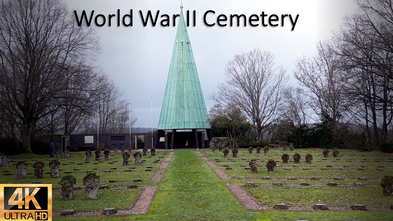 World War II Cemetery 🇩🇪 | Modautal-Brandau | 461 Soldiers Resting in Peaceful place 🌈🛤🌳♾🖤