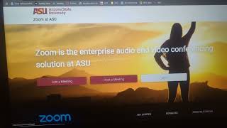 ASU Zoom Setup
