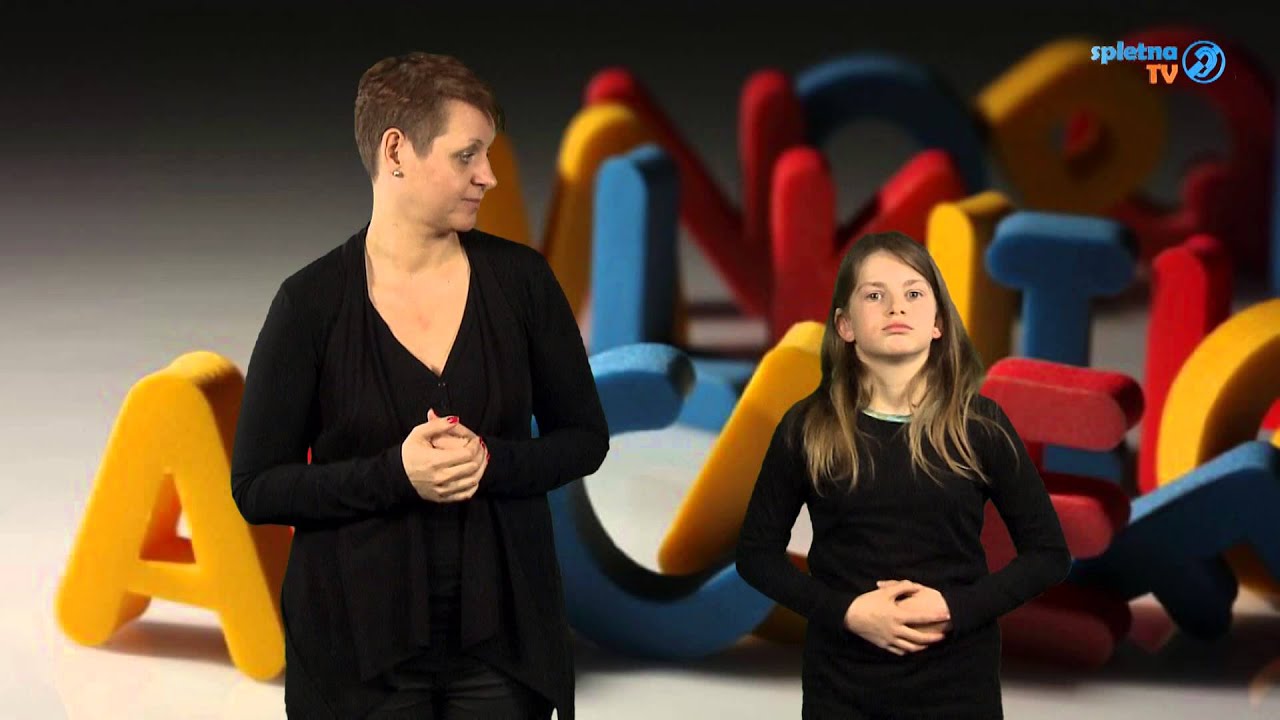 Zabavno učenje kretenj - Abeceda