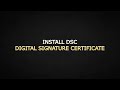 HOW TO INSTALL DSC | DIGITAL SIGNATURE CERTIFICATE IN LAPTOP AND DESKTOP IN HINDI