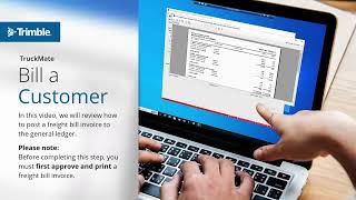 TruckMate Bootcamp | Bill a Customer | Trimble Transportation screenshot 3