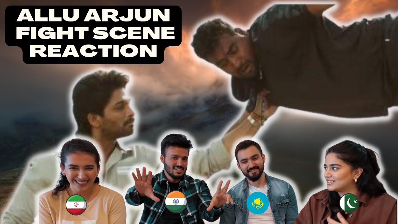 Сцена боя Аллу Арджуна | Ала Вайкунтхапуррамлу | Netflix Индия | Реакция иностранцев