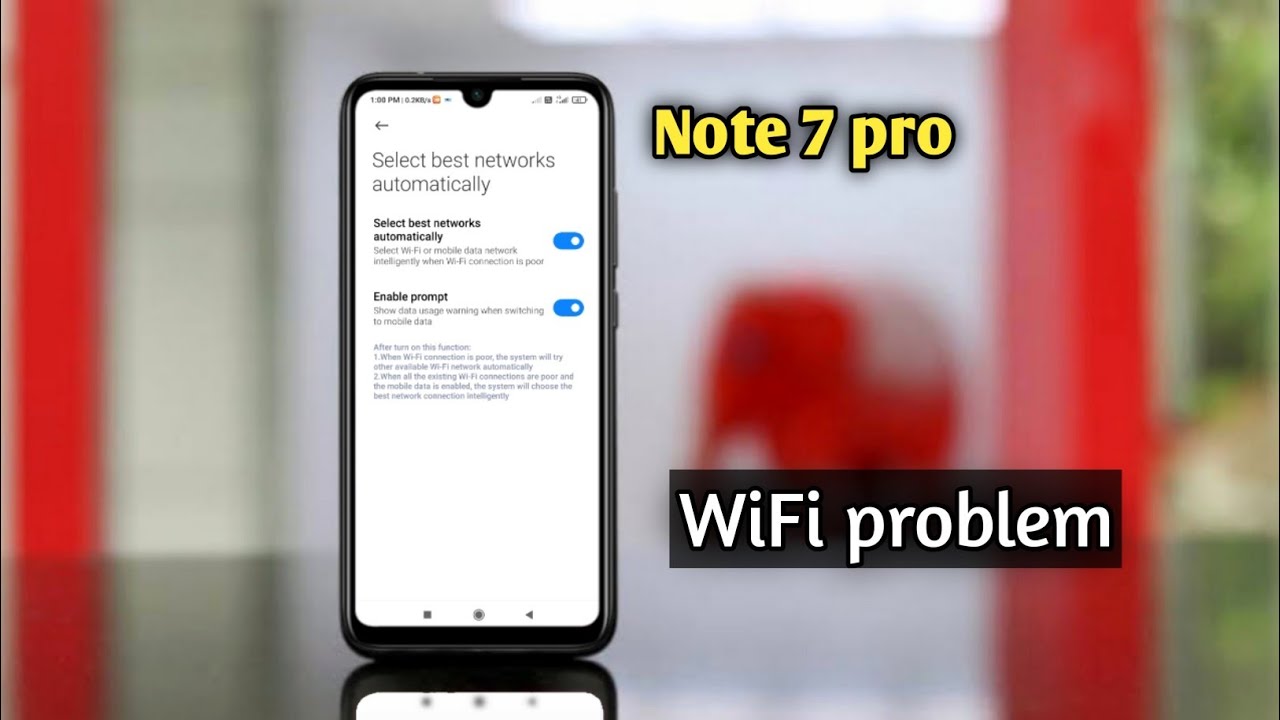 Redmi Note 7 Network Problem wifi problem in redmi note 7 pro me kaise thik karen how to fix problem ...
