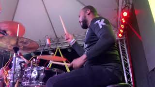 Jason Froggy Joseph-Live Bouyon drumming “Bouyon Free Up” with Triple Kay International.