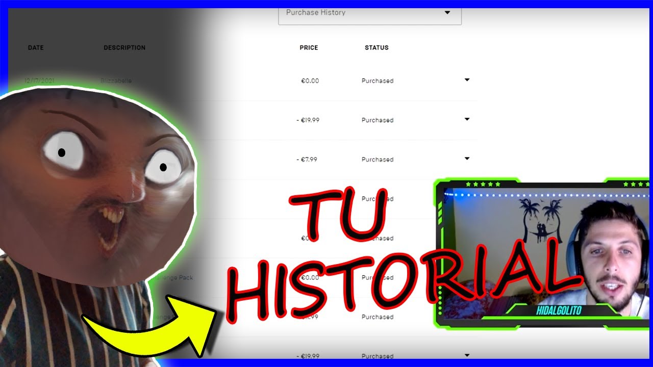 ✋ATENCIÓN ▶ Como VER mi HISTORIAL de Compras en FORTNITE!! 💲✅ [LO VES  TODO!]😜