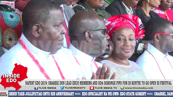NAFEST EDO 2019: Obaseki Don Lead Exco Members And Oda Ogbonge Pipo For Di Kontri Go Open D Festival