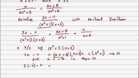 CASE 3 when Qx contains non repeated irreducible quadratic factor