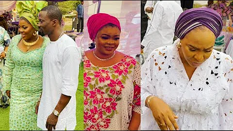 Popular Actresses Fathia Balogun, Dayo Amusa, Ks1 Malaika Turned Up For Bimbo Thomas's Mom's Burial