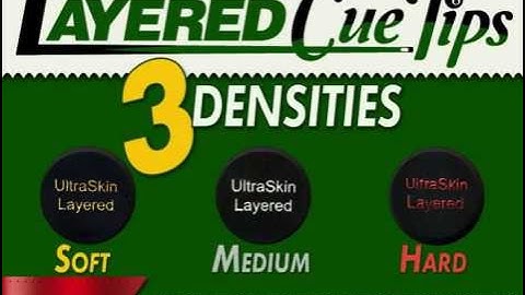 Ultraskin Layered Pool Cue Tips