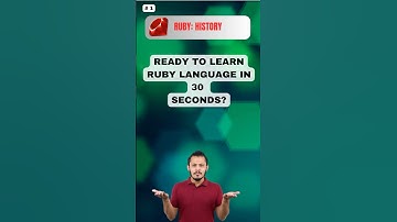 Quiz 1: Learn Ruby in 30 Seconds! #ruby #programming #quiztest #shorts
