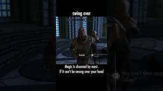 swing over — The Elder Scrolls V: Skyrim dialogue scene