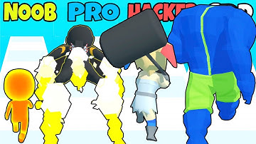 NOOB vs PRO vs HACKER vs GOD in Heroes Evolution 3D