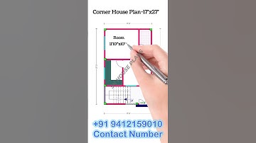 51 Gaj Latest Modern House Design 17 X 27 / 459 SQFT House Map / House Plan (S NO 1984)