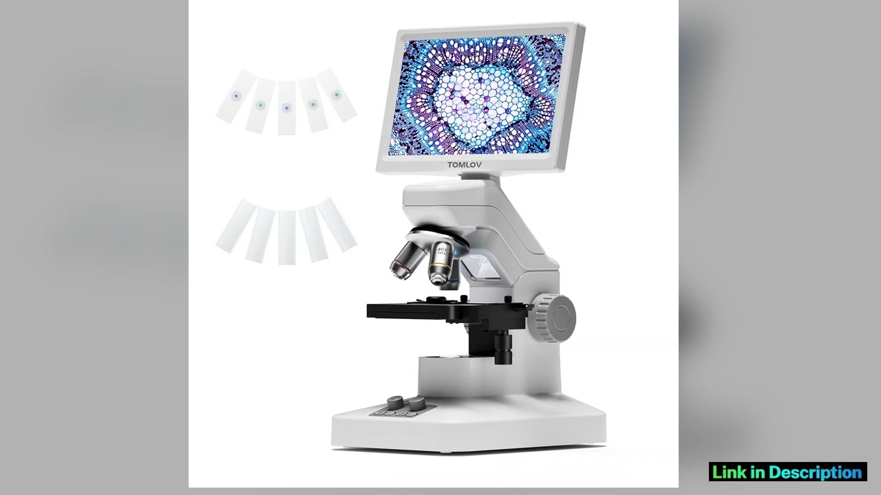 Tomlov 301 Max Professional Microscopes for Kids Students XY Stage 1200X WIFI Digital Biological Mi