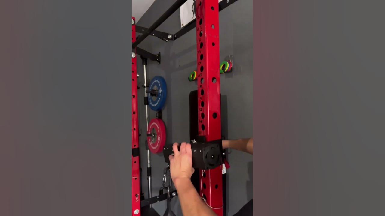 Ancore pro trainer cable chest workout home gym cable machine youtube
