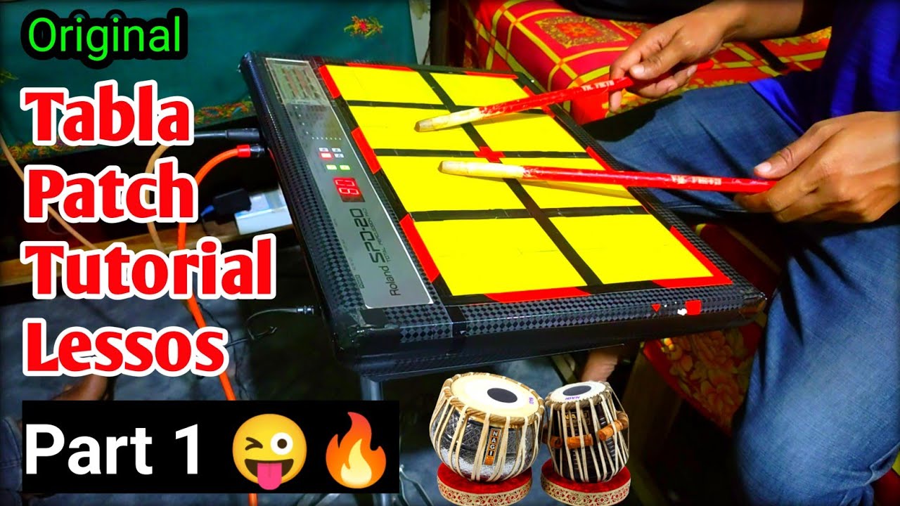 Original Tabla Patch Tutorial Lessos ( Part 1 😜🔥)|| octapad music 
