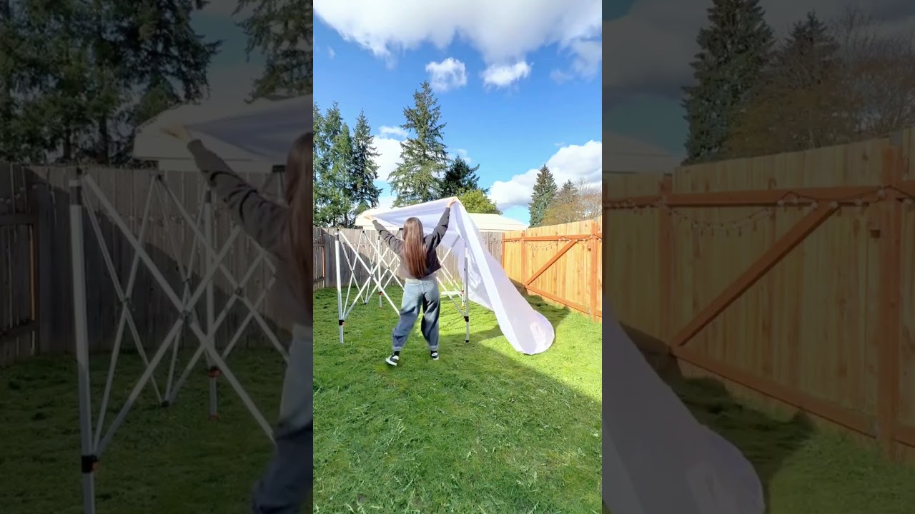 This 10x10 canopy is basically your outdoor BFF. Perfect for Camping, BBQs, etc. 