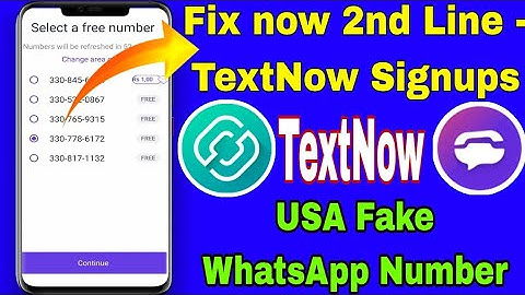 TextNow & 2nd Line Signups & not working problem fixed 2023